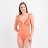 Traje De Baño Entero Sundance Naranjo Talla S