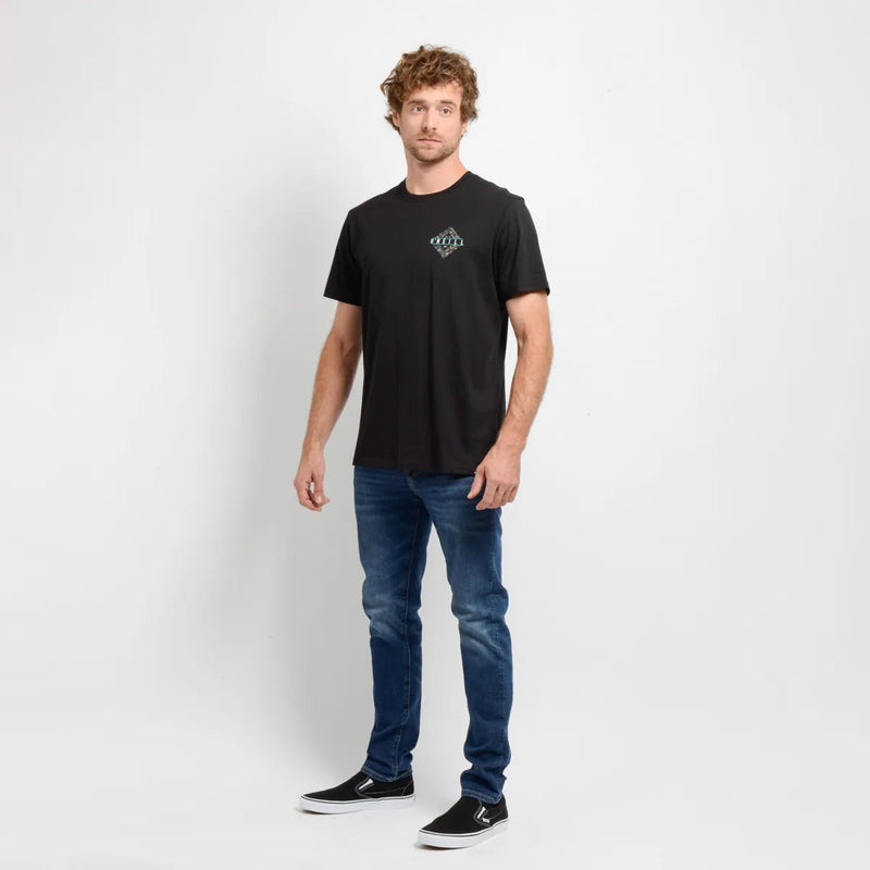 Polera Manga Corta Brackets Negro