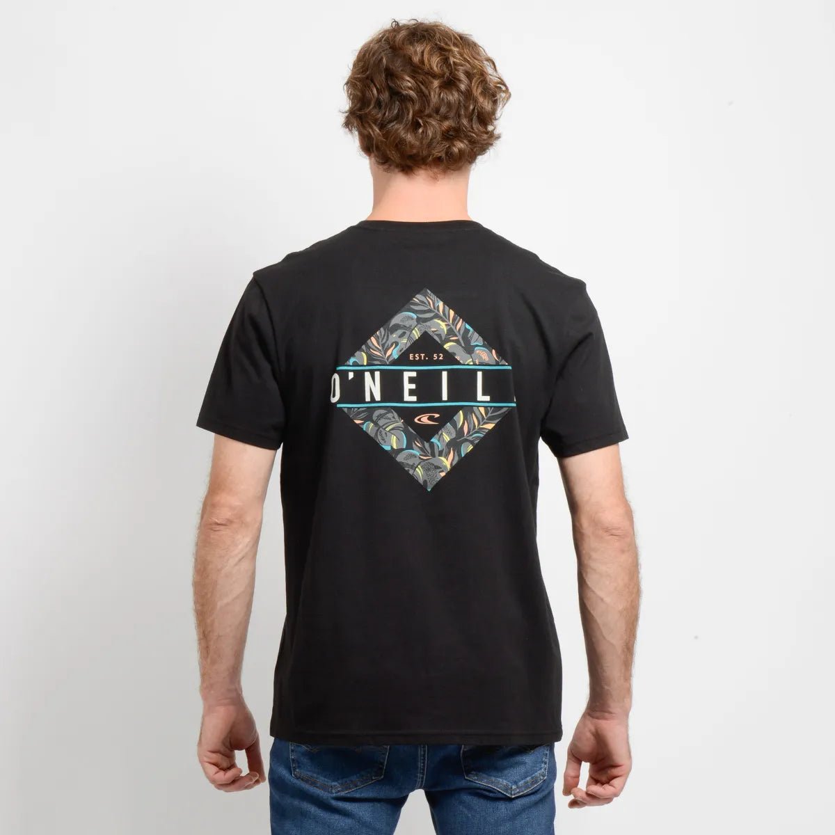 Polera Manga Corta Brackets Negro