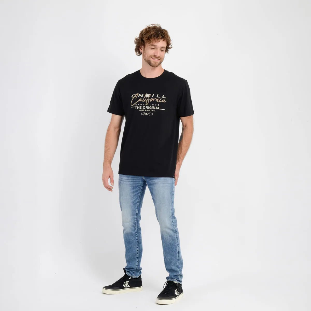 Polera manga corta cali negro
