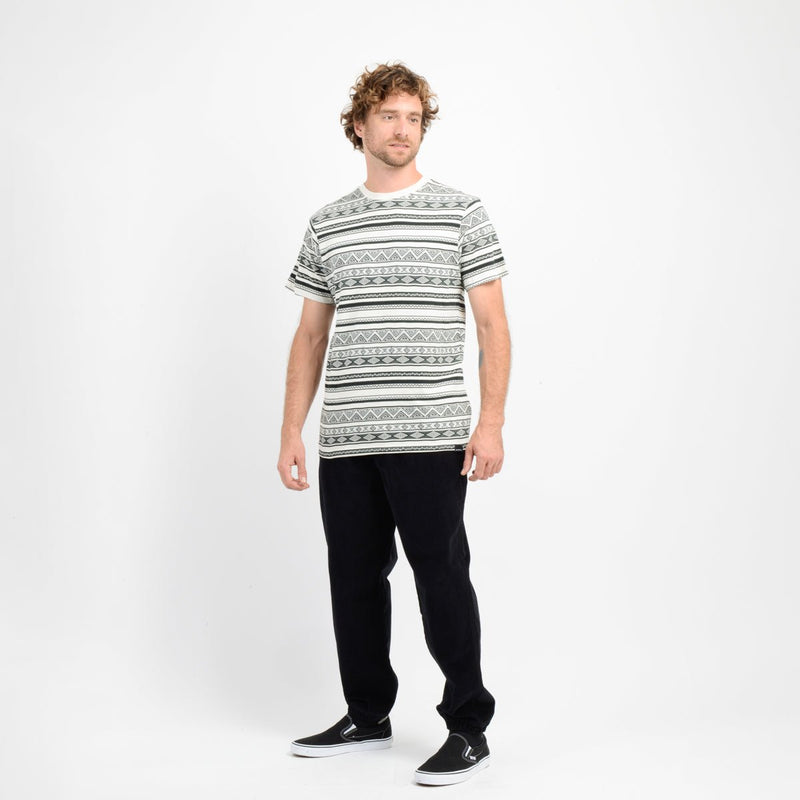 Polera Manga Corta Ikat Jacquard Oneill