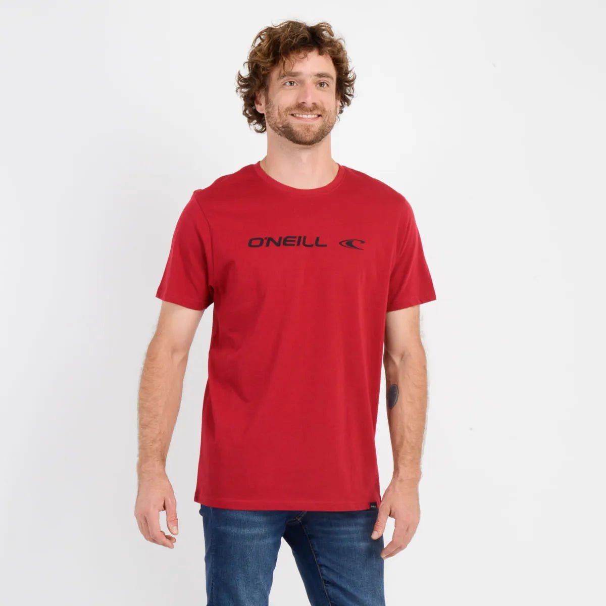 Polera manga corta rutile rojo oscuro