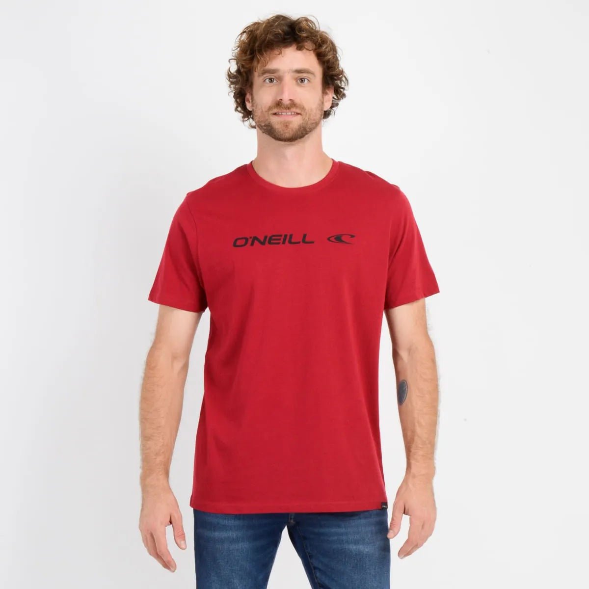 Polera manga corta rutile rojo oscuro