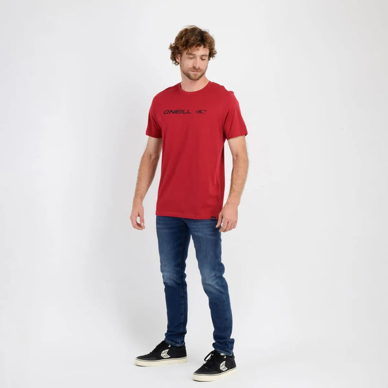 Polera manga corta rutile rojo oscuro