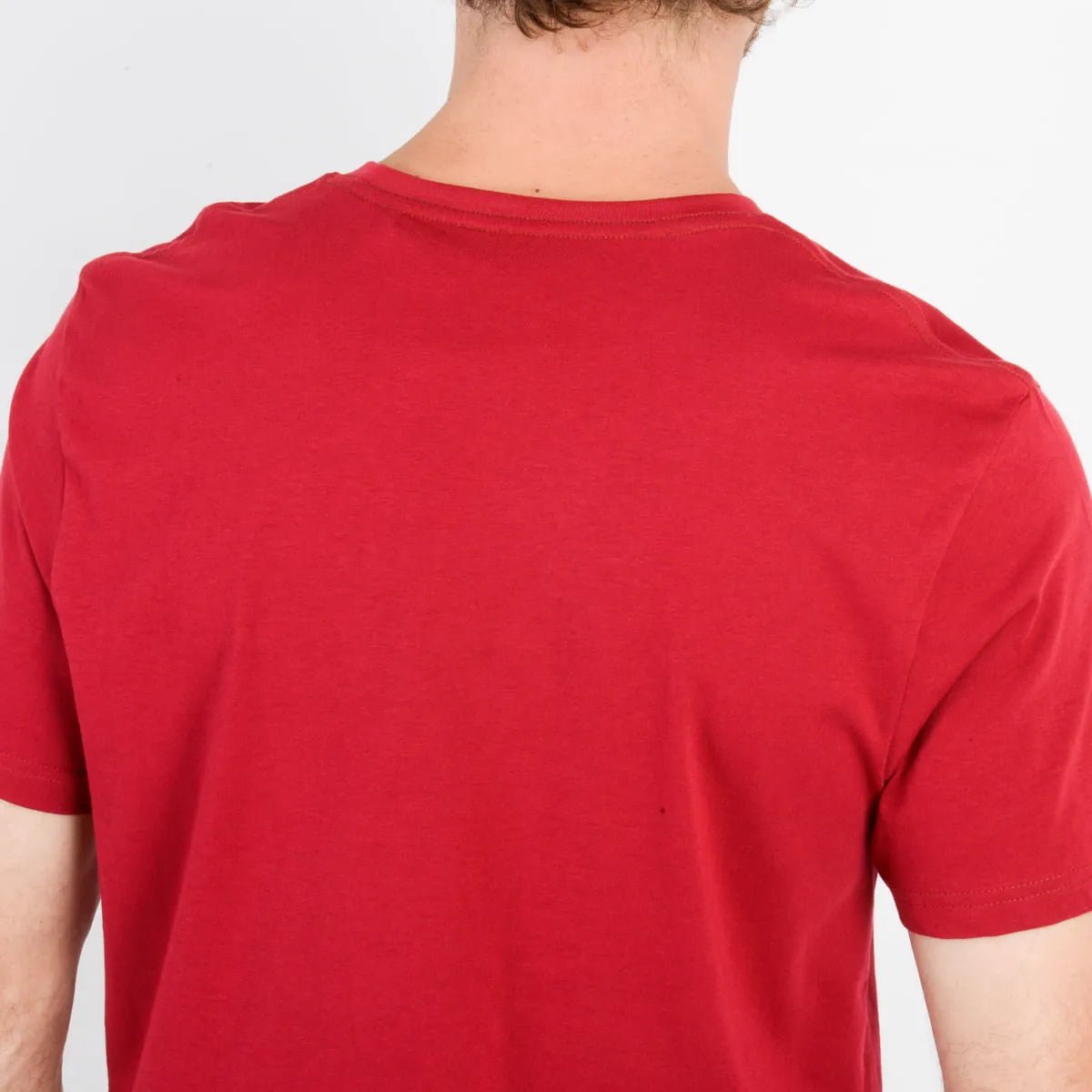 Polera manga corta rutile rojo oscuro