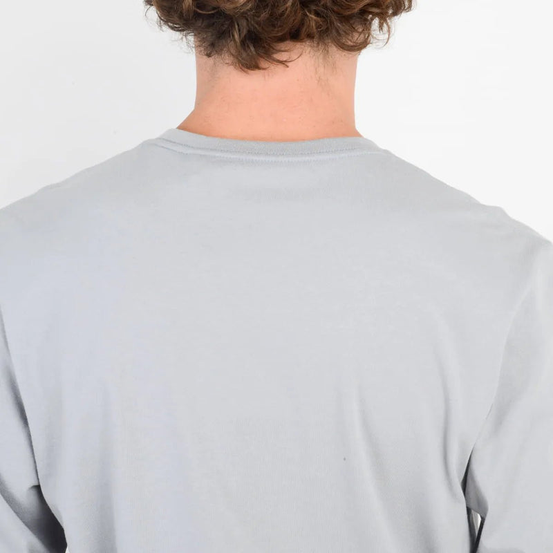 Polera manga larga bruce gris claro