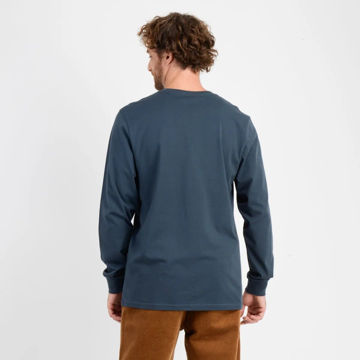 Polera manga larga bruce verde oscuro