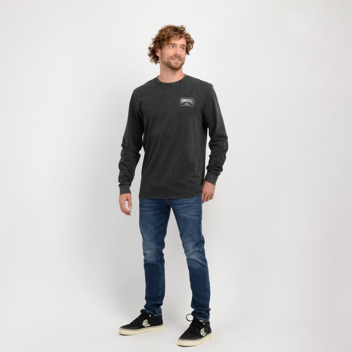 Polera Manga Larga Dither 100% Algodon Oneill