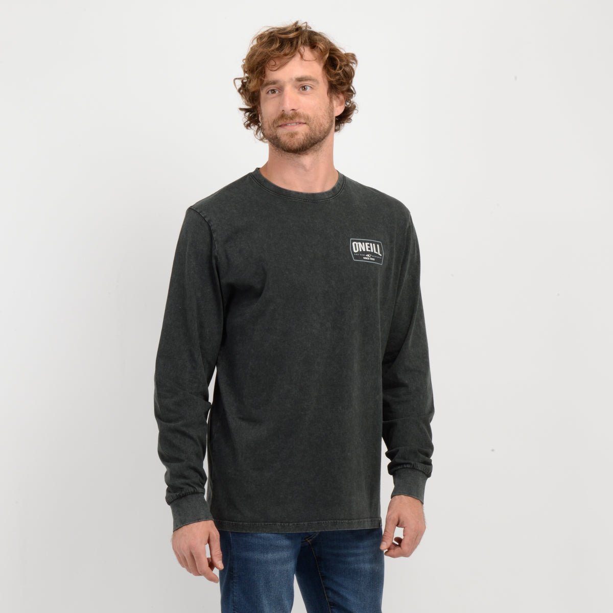 Polera Manga Larga Dither 100% Algodon Oneill