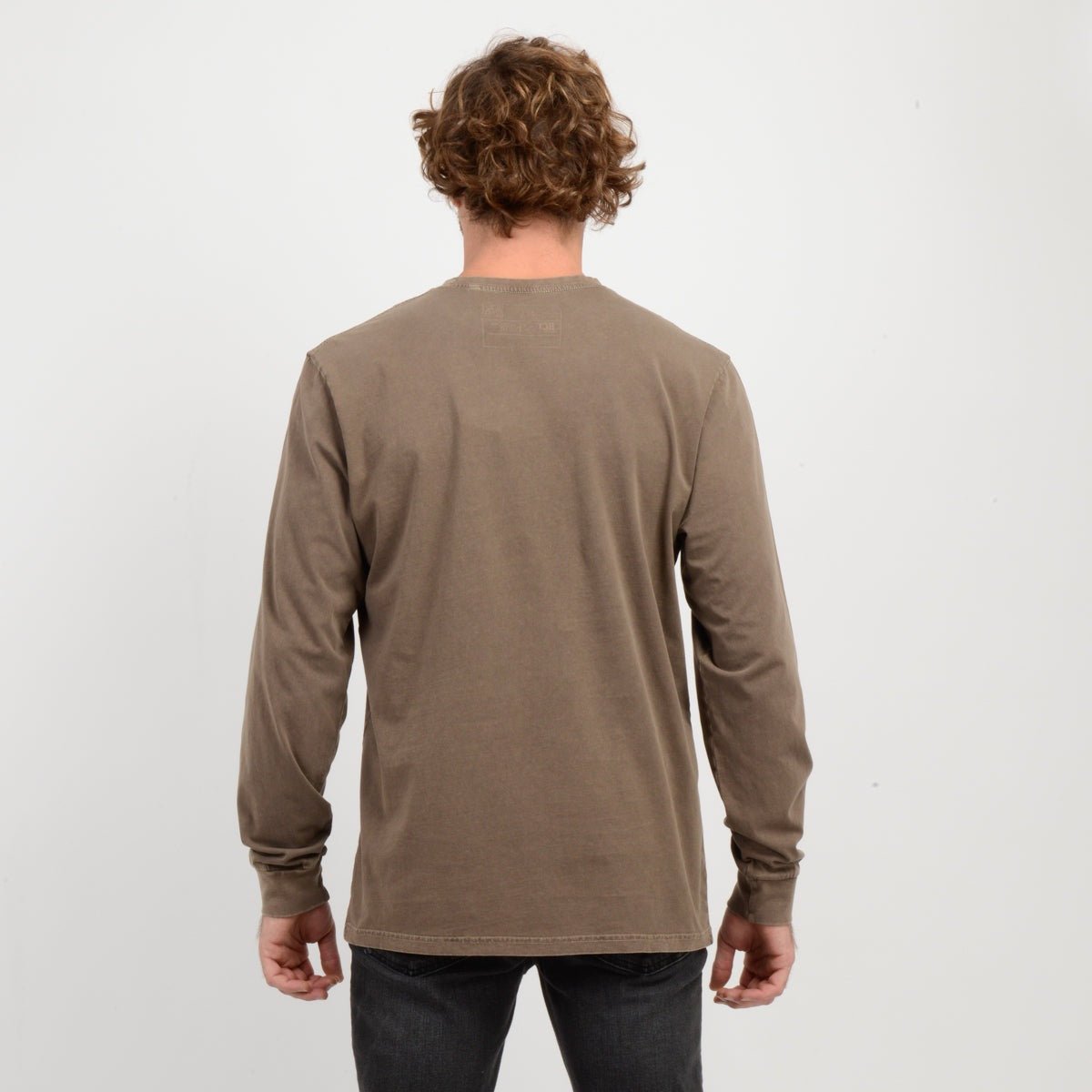 Polera Manga Larga Dither 100% Algodon Oneill