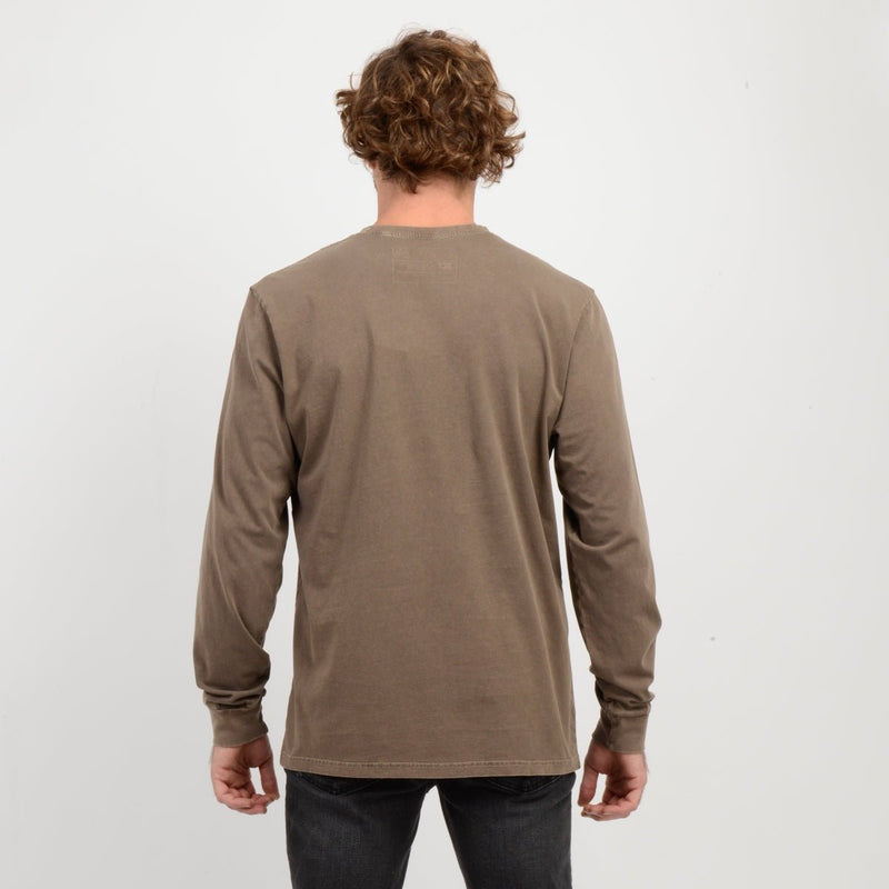 Polera Manga Larga Dither 100% Algodon Oneill