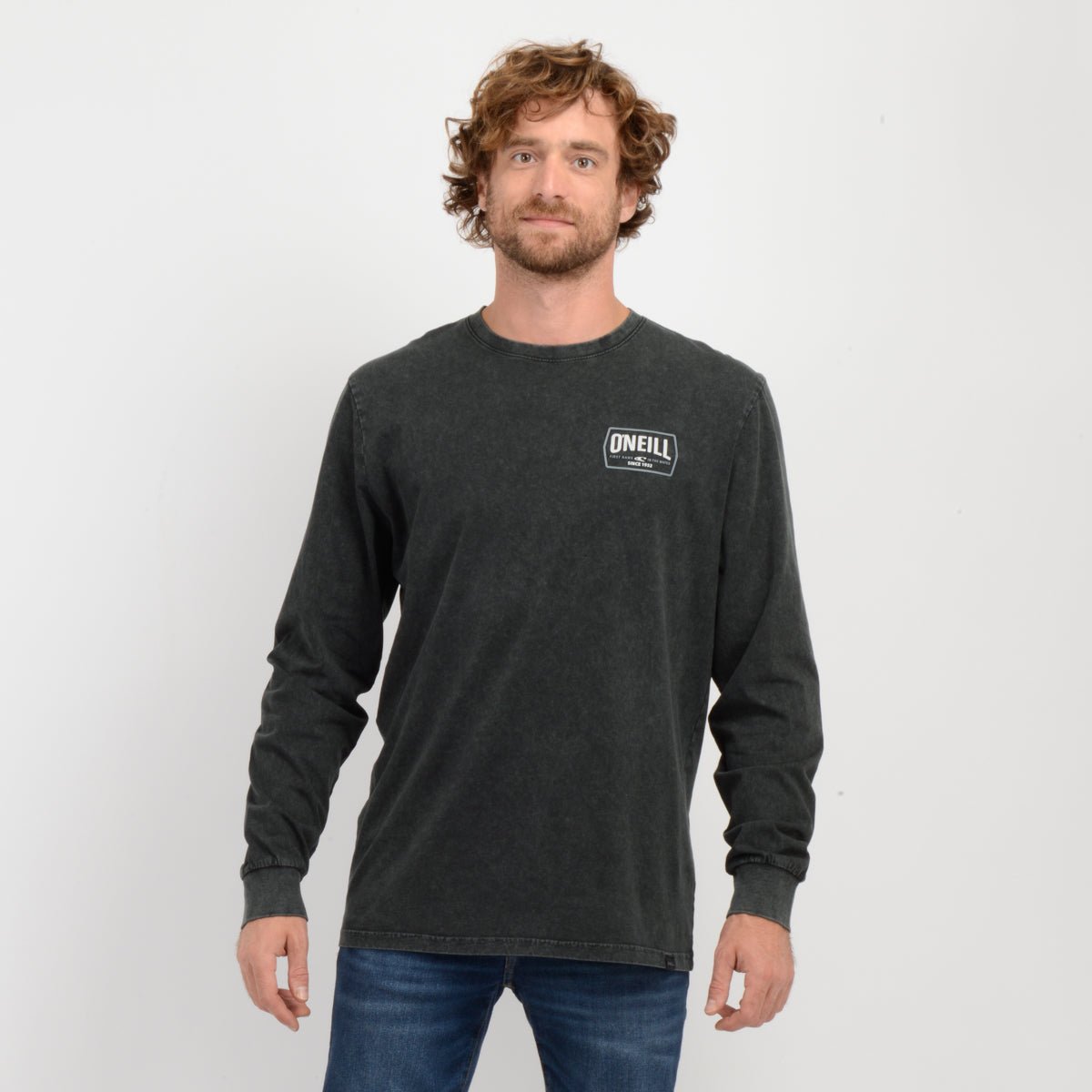 Polera Manga Larga Dither 100% Algodon Oneill