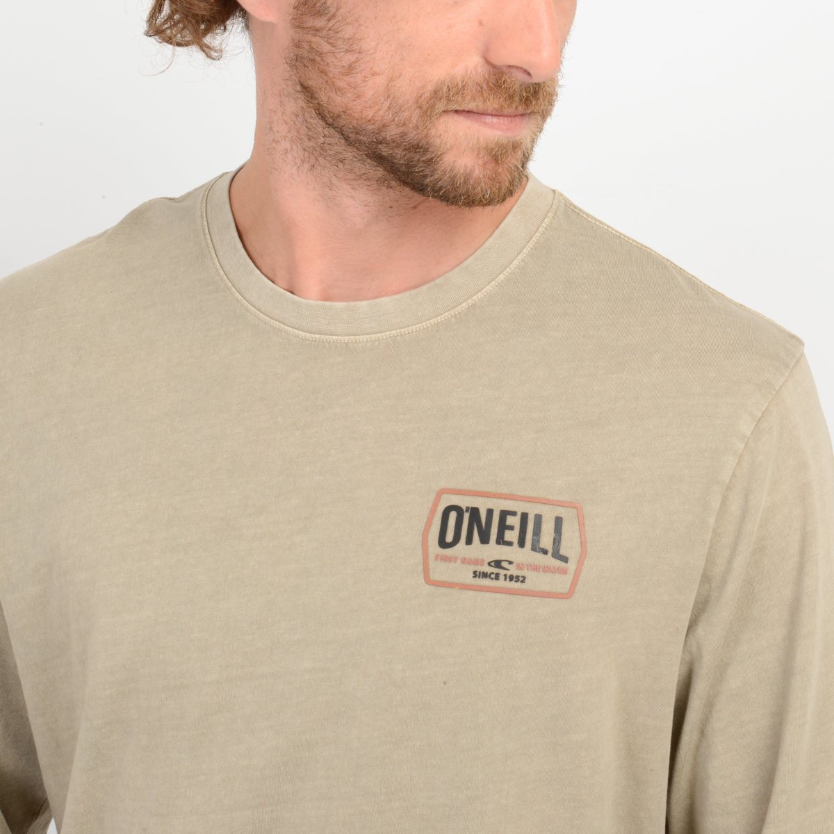 Polera Manga Larga Dither 100% Algodon Oneill