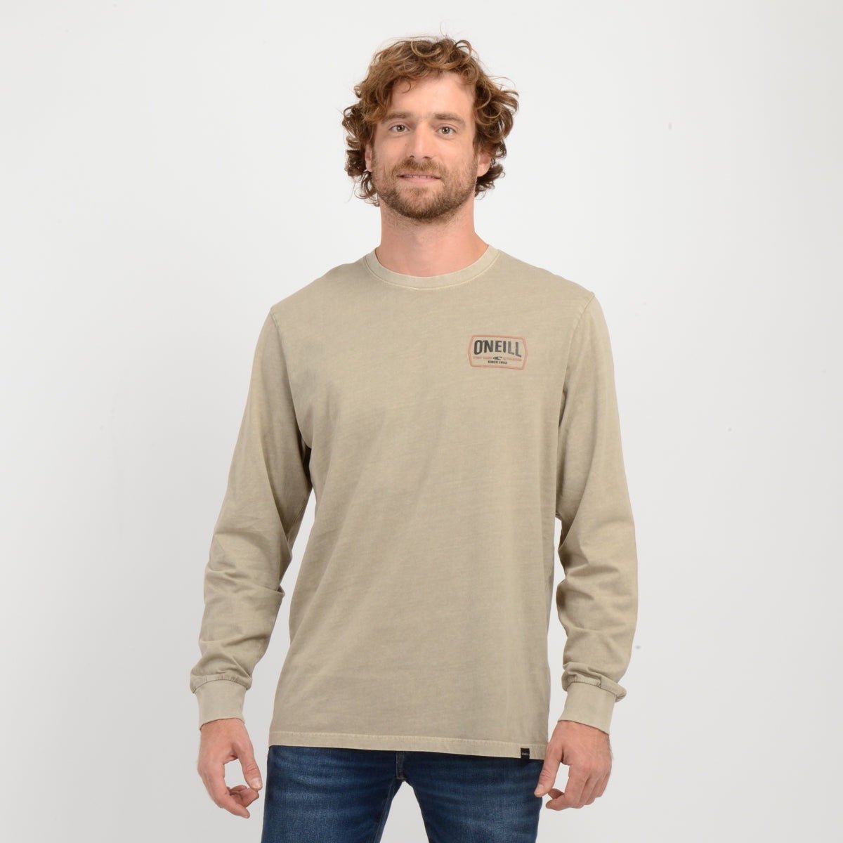 Polera Manga Larga Dither 100% Algodon Oneill