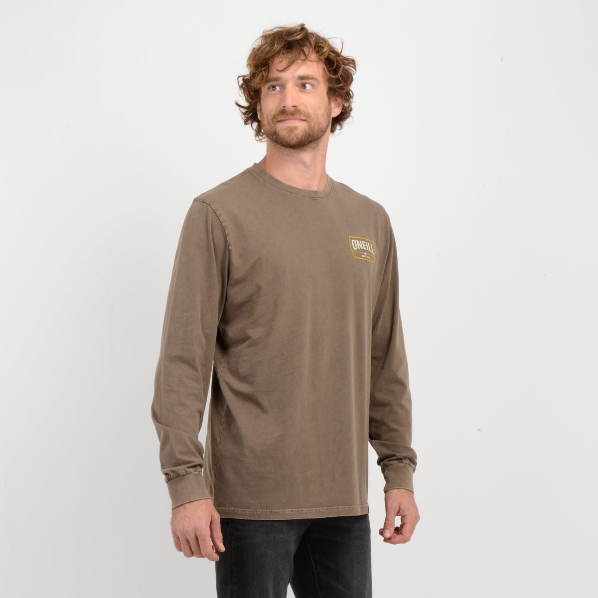Polera Manga Larga Dither 100% Algodon Oneill
