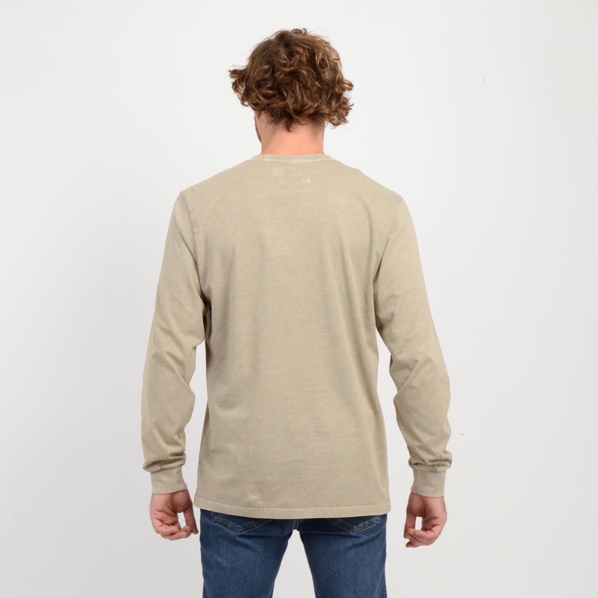 Polera Manga Larga Dither 100% Algodon Oneill