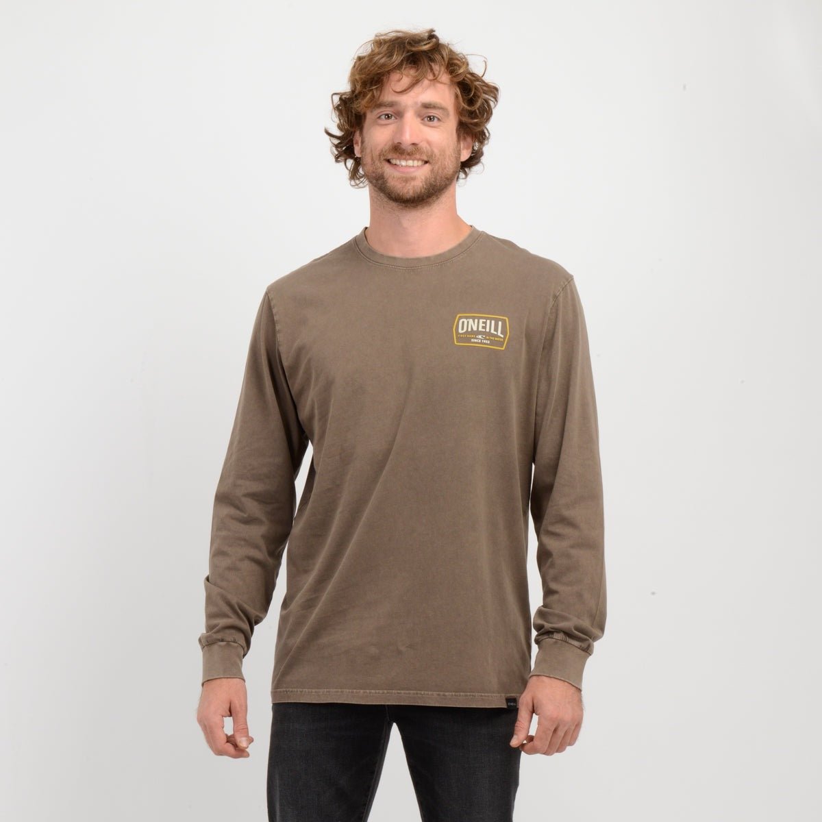 Polera Manga Larga Dither 100% Algodon Oneill