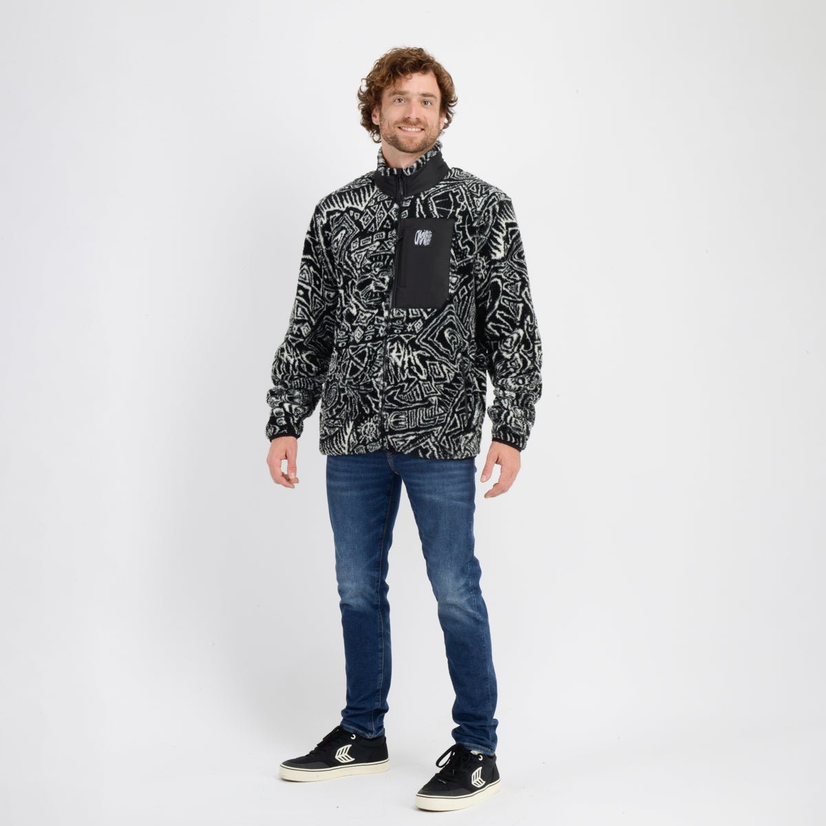 Poleron Chiporro Surf Heroes Negro