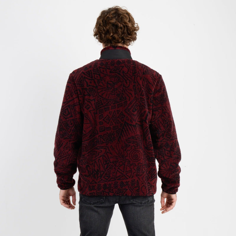 Poleron Chiporro Surf Heroes Rojo Oscuro Oneill