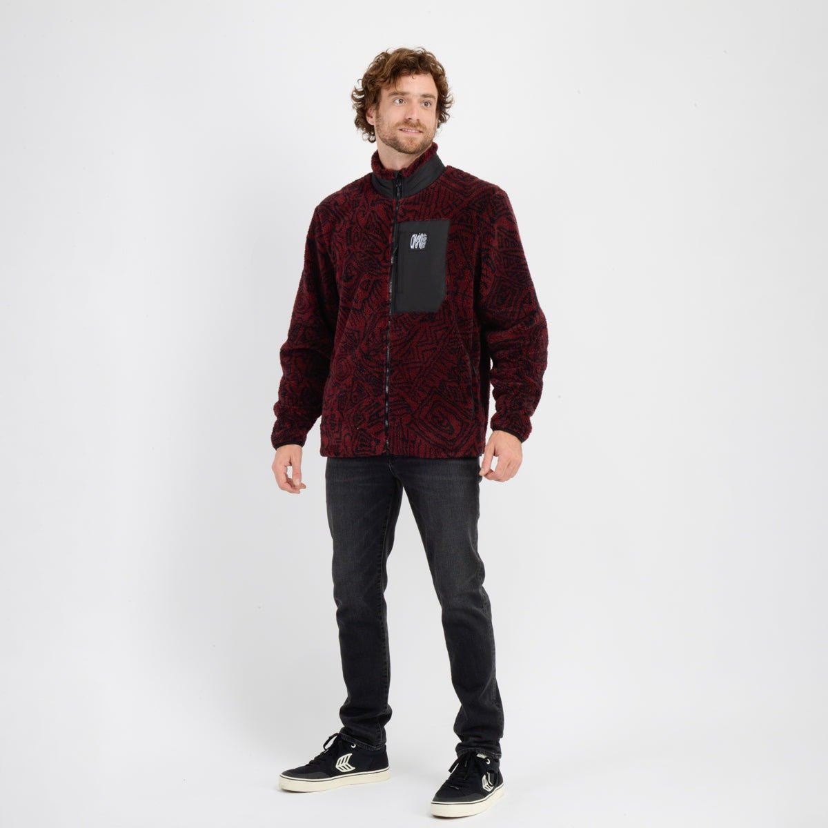 Poleron Chiporro Surf Heroes Rojo Oscuro Oneill