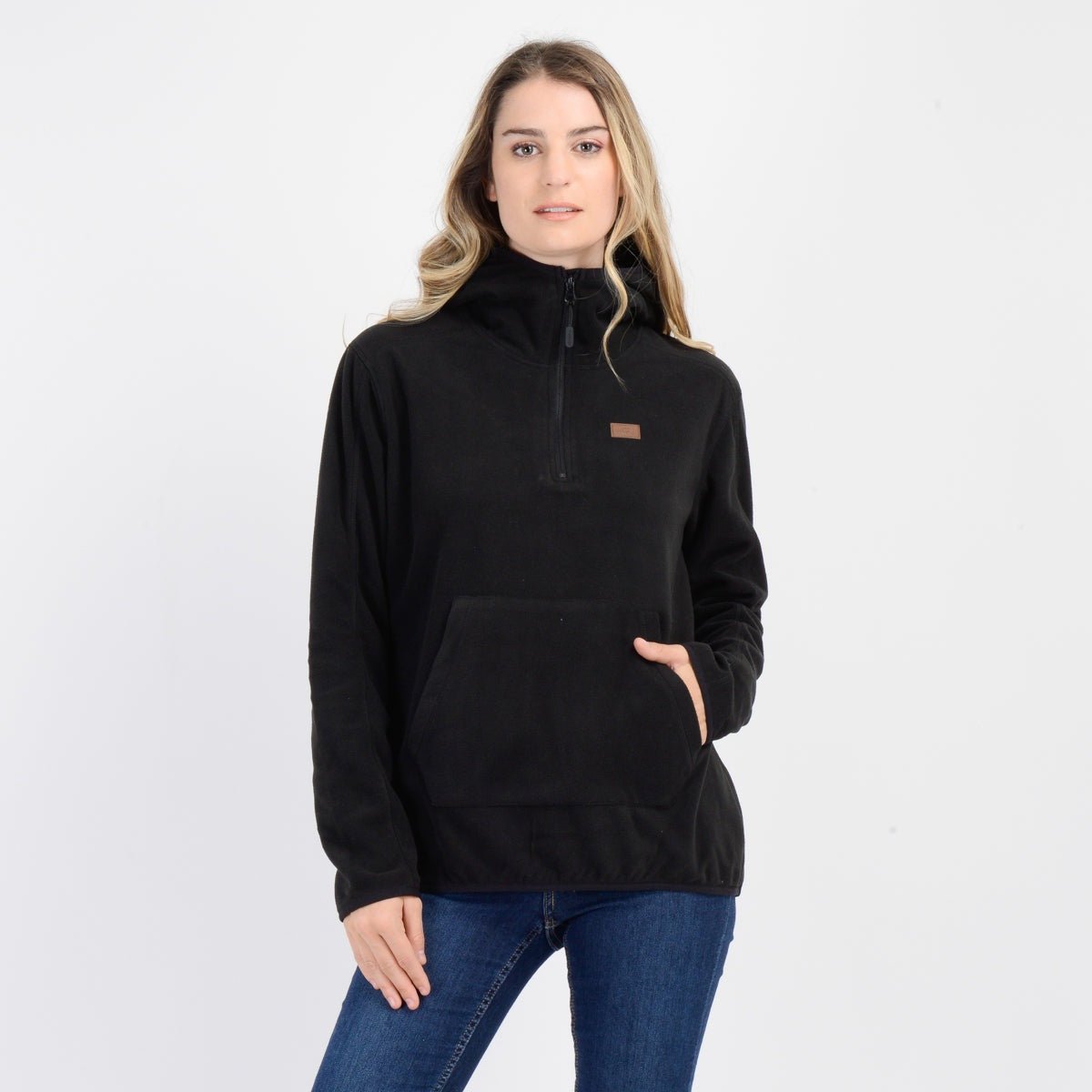 Poleron Micropolar Aspen Hoodie Negro