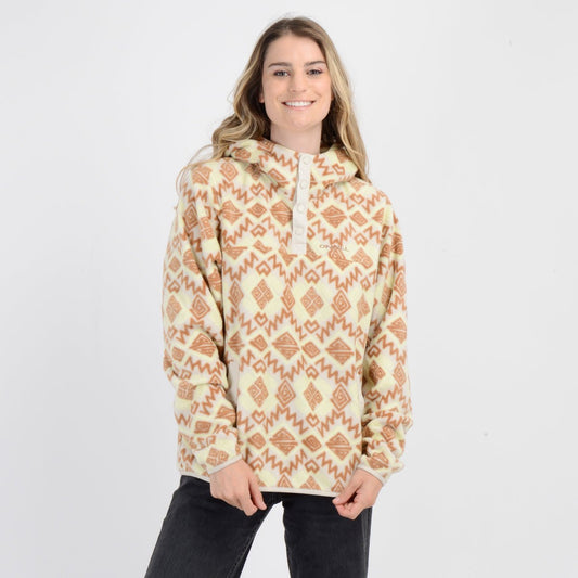 Poleron Polar Retro Ikat Beige