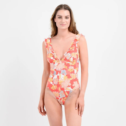 Traje De Baño Entero Antalya Swim Rojo Talla S