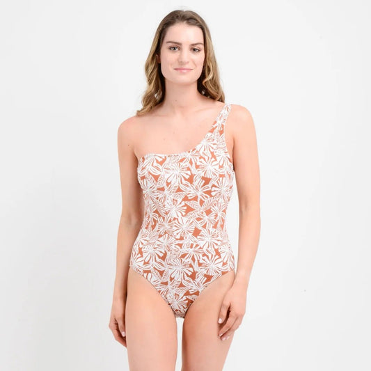 Traje De Baño Entero Halfmoon Swim Café Cobre