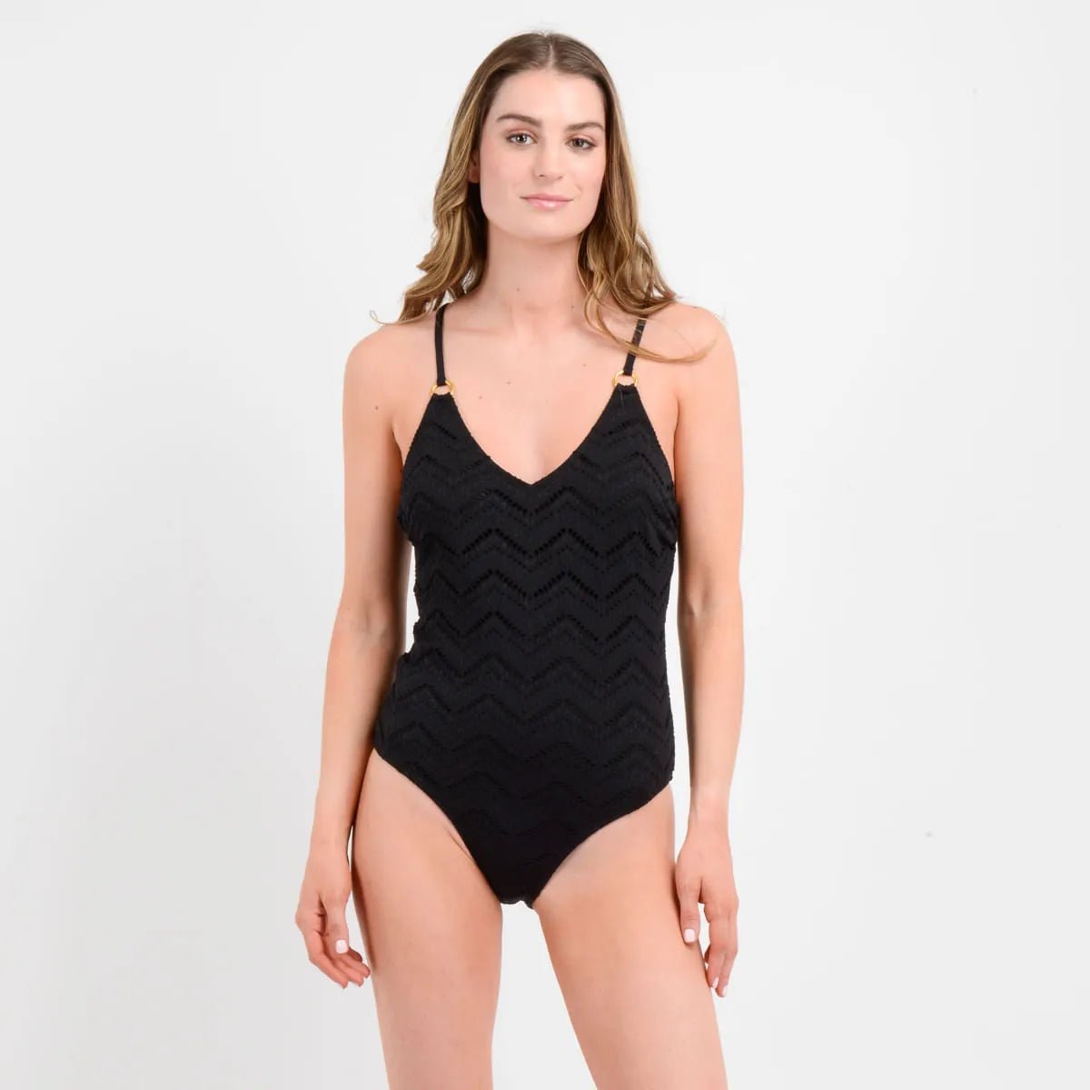 Traje De Baño Entero Wiley Negro Talla S